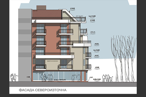 обект: Жил. сграда в к/с 'Изгрев', гр. Бургас / 2008г.
